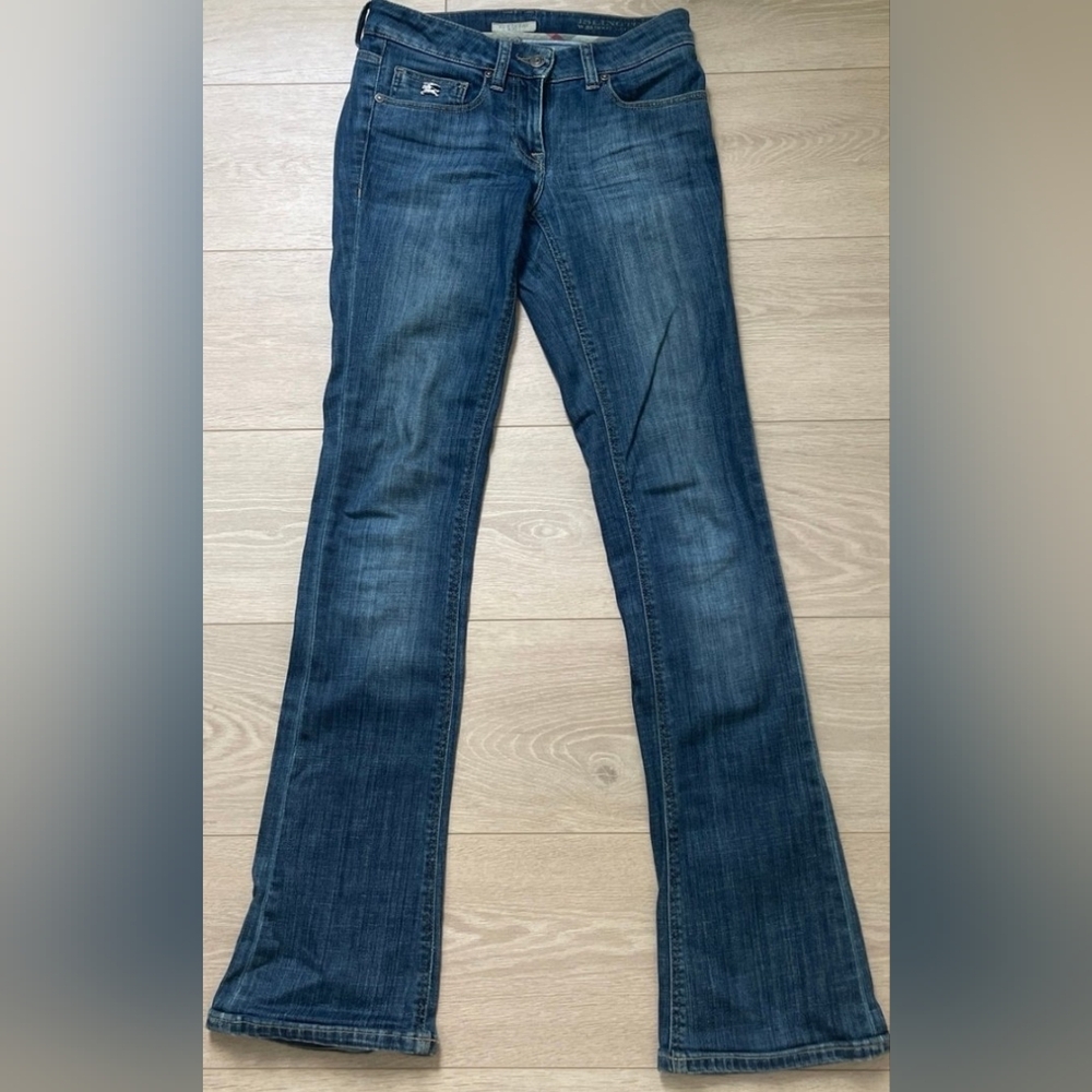 Burberry Blue Denim Bootcut Jeans W25